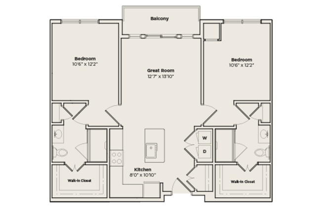 Corbin senior living apartment floor plan