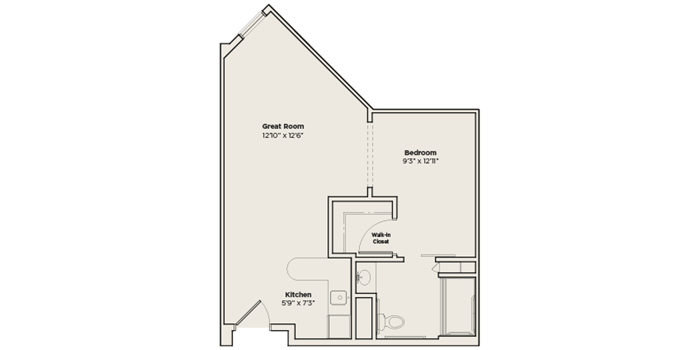 maxwell assisted living apartment floor plan