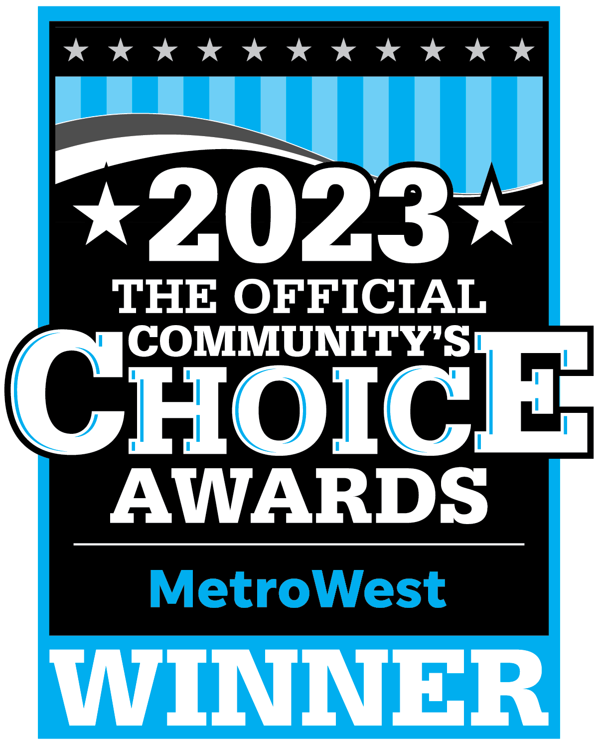 Community's Choice Awards - MetroWest Winner 2023