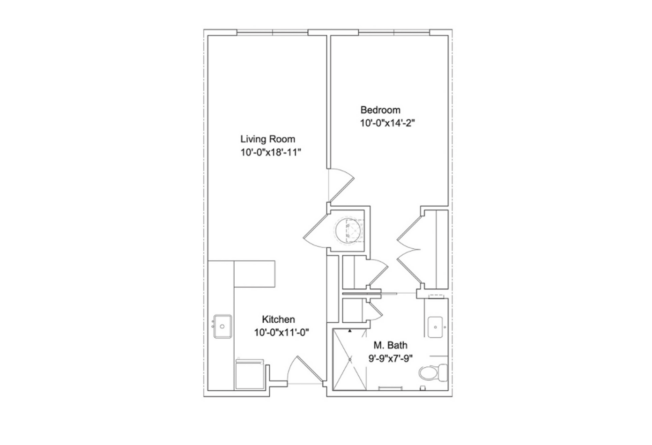 The 501 - One Bedroom Apartment – Assisted Living