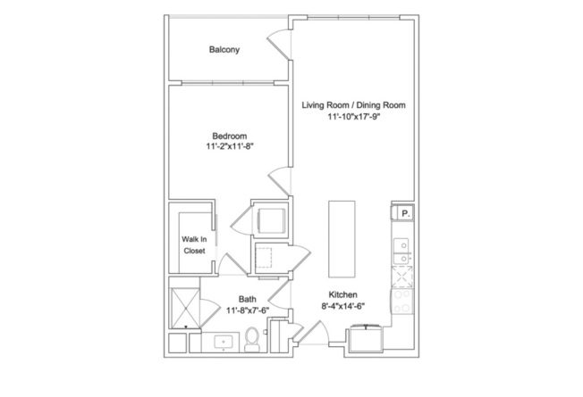 The 501 - One Bedroom Apartment – Independent Living