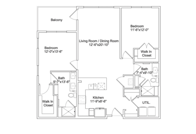 The 501 - Two Bedroom Apartment – Independent Living
