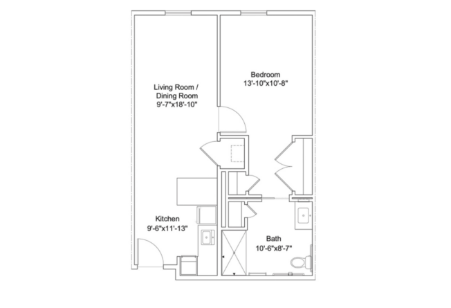 The 501 - One Bedroom Apartment – Memory Care