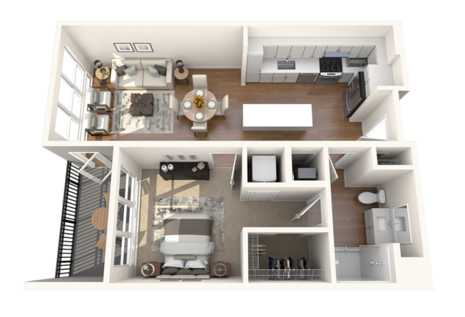 The 501 - One Bedroom Apartment – Independent Living