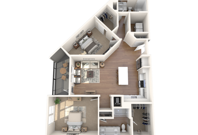 The 501 - Two Bedroom Apartment – Independent Living