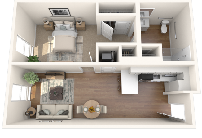 The 501 - One Bedroom Apartment – Memory Care