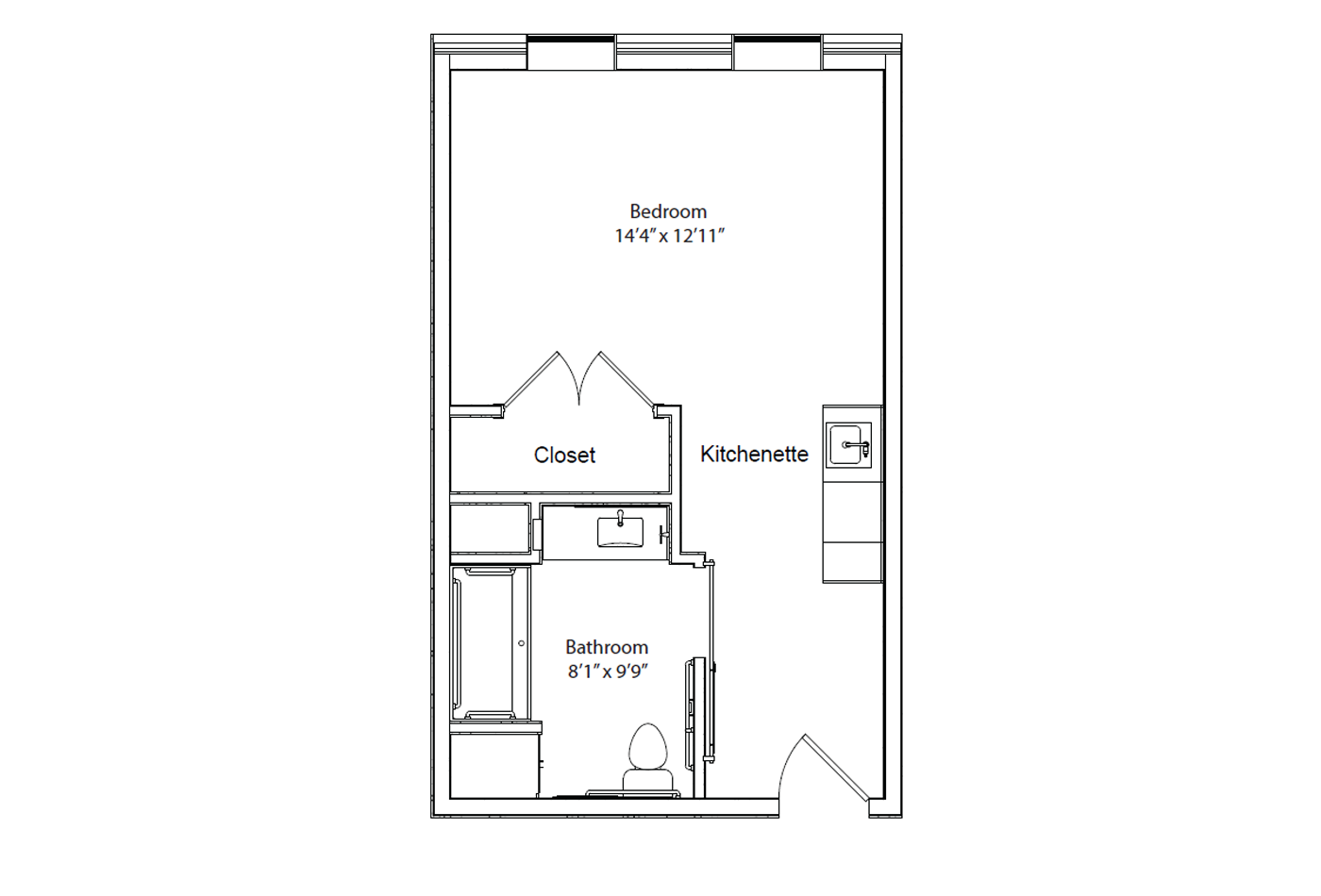 Village Crossing – Studio – Memory Care