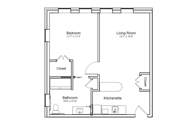 Village Crossing – 1BR – Assisted Living