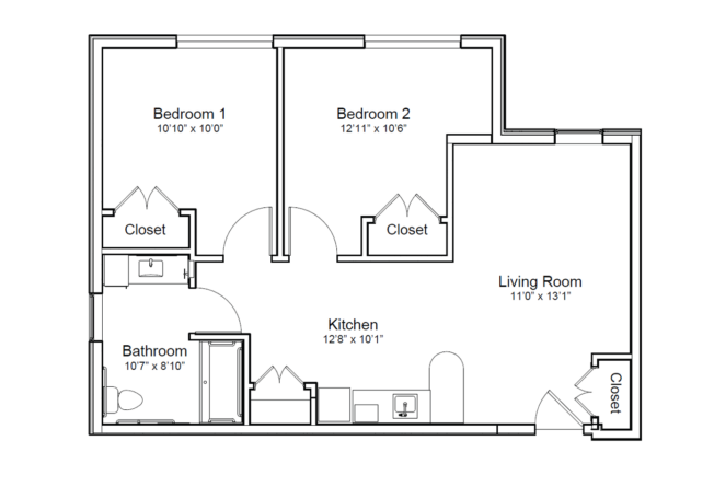 Village Crossing – 2BR – Assisted Living