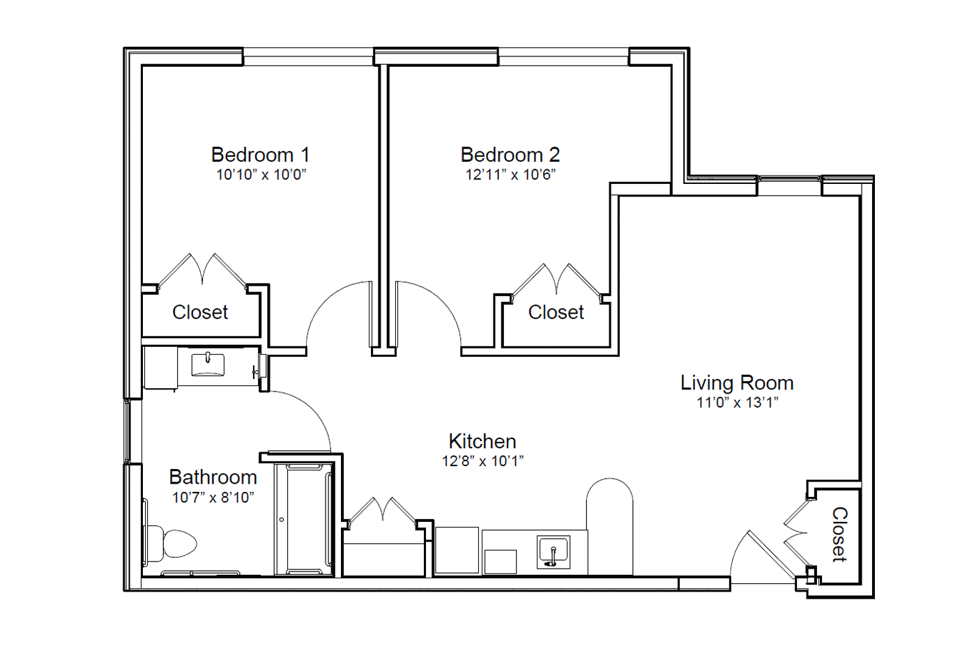 Village Crossing – 2BR – Assisted Living