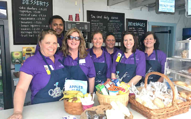 Helping out at the Devon Horse Show