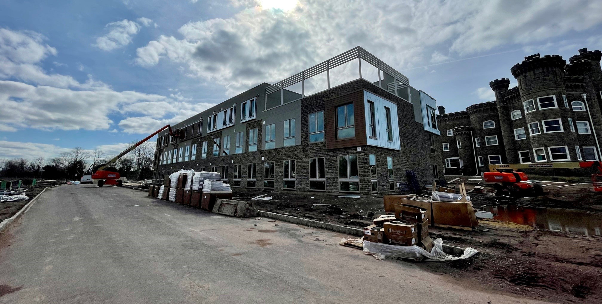 The 501 at Mattison Estate - April 2022 Construction - Exterior Facade