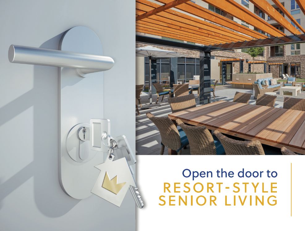 Open the door to resort style senior living.