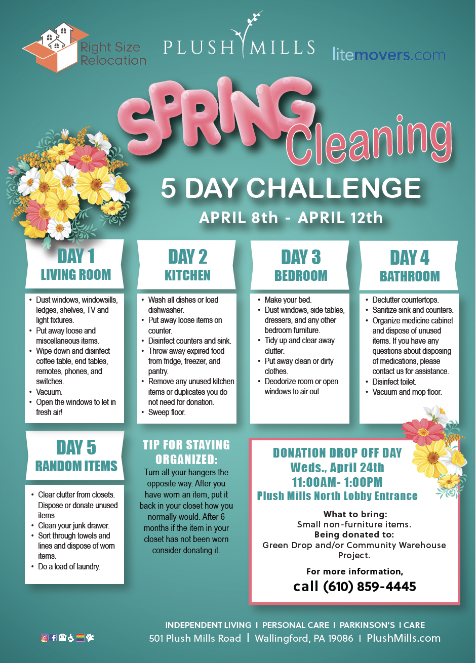 Plush Mills - Spring Cleaning Challenge
